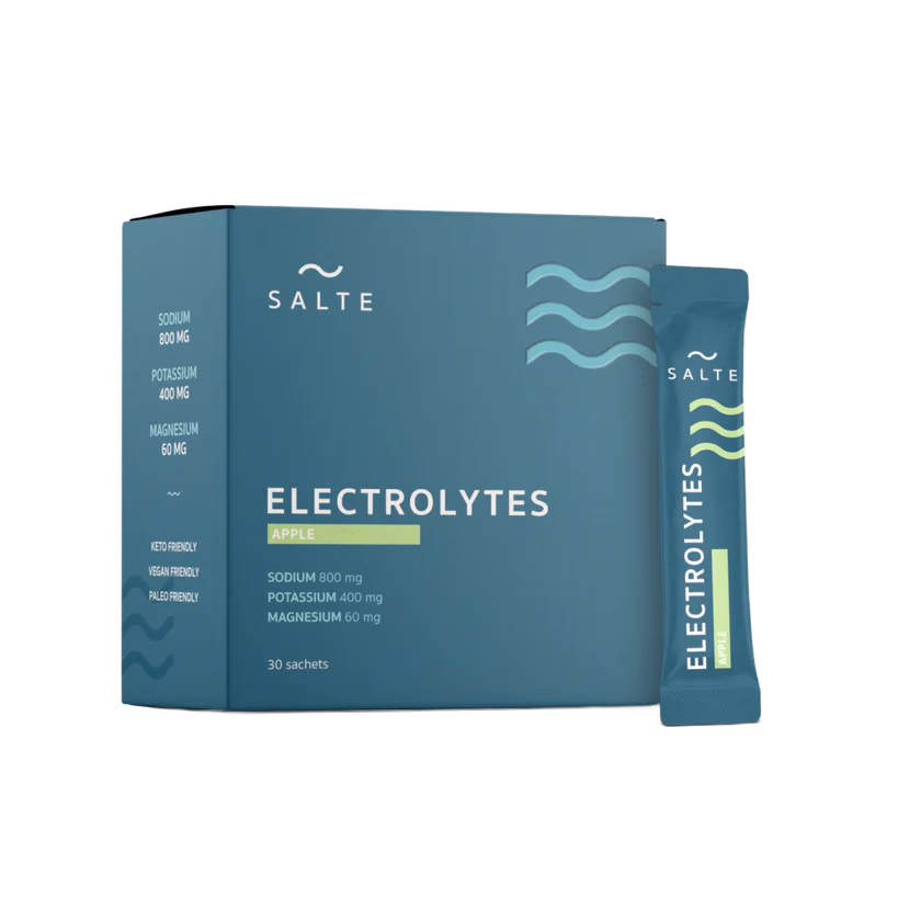 SALTE Elektrolytter – Eple – 30 Poser